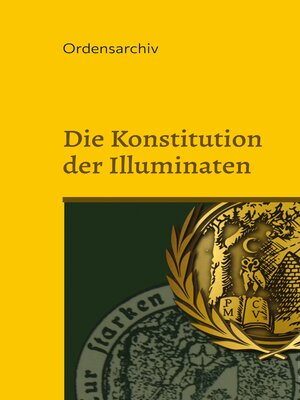 cover image of Die Konstitution der Illuminaten